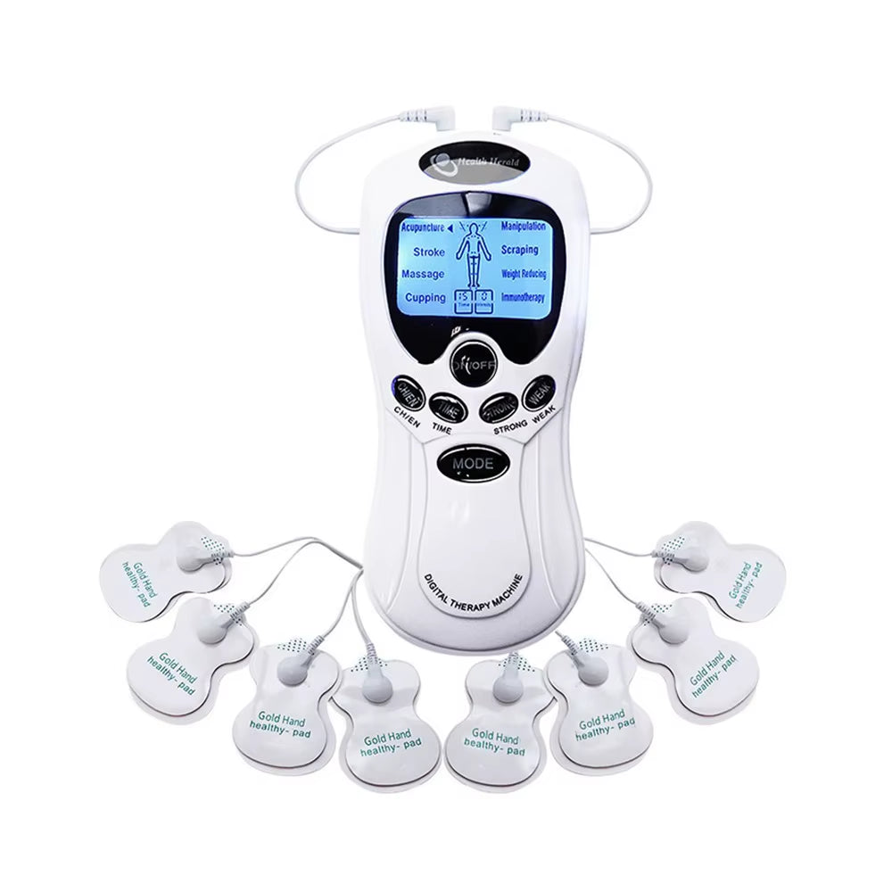 Tens Electric Muscle Stimulator for Back with Electrode Pads Digital Muscle Electric Massager Neck and Back Massager Home Use