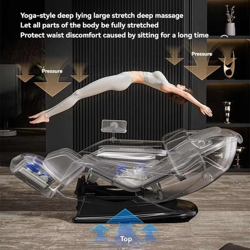 2025 Multi Function 3d Massage Chair SL Track Wireless Charging with Heating Full Body Massage Chair zero Gravity Massagesessel