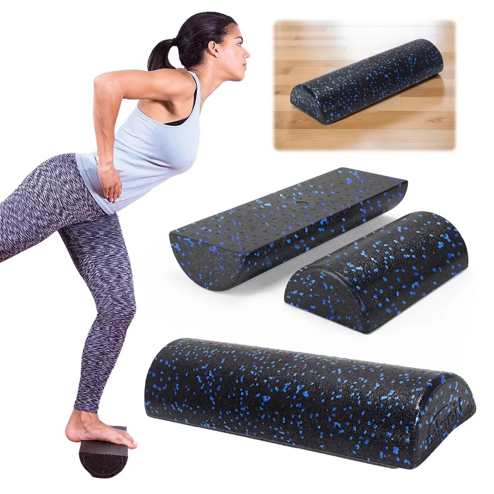 Half round Balance Training Roller Block Portable Fitness Muscle Foam Roller EPP Gymnastic Massager Roller for Home Gym Exercise