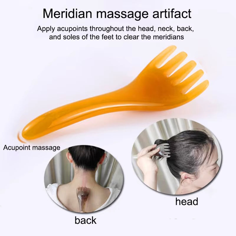 4 PCS Scalp Back Massager Head Scratcher Protable SPA Head Massager for Deep Relaxation Can Be Used on Every Part of the Body