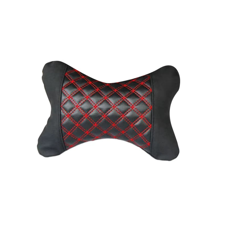 Electric Car Massage Lumbar Support Cushion Car Neck Pillow Seat Head Neck Auto Seat Back Cushion Waist Headrest Safety Support