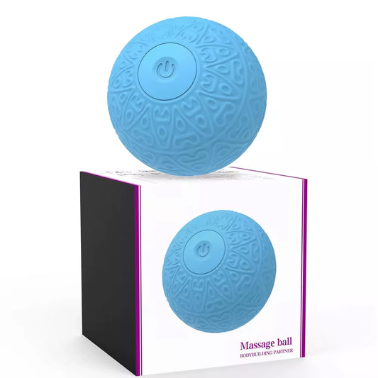 Vibrating Peanut Massage Ball Electric Deep Tissue Trigger Point Massager Pain Relief Fitness Yoga Massage Roller with 10 Modes