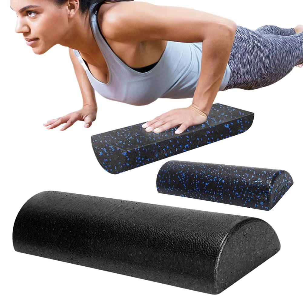 Half round Balance Training Roller Block Portable Fitness Muscle Foam Roller EPP Gymnastic Massager Roller for Home Gym Exercise