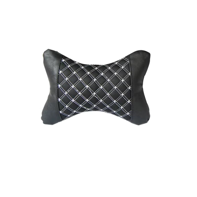 Electric Car Massage Lumbar Support Cushion Car Neck Pillow Seat Head Neck Auto Seat Back Cushion Waist Headrest Safety Support