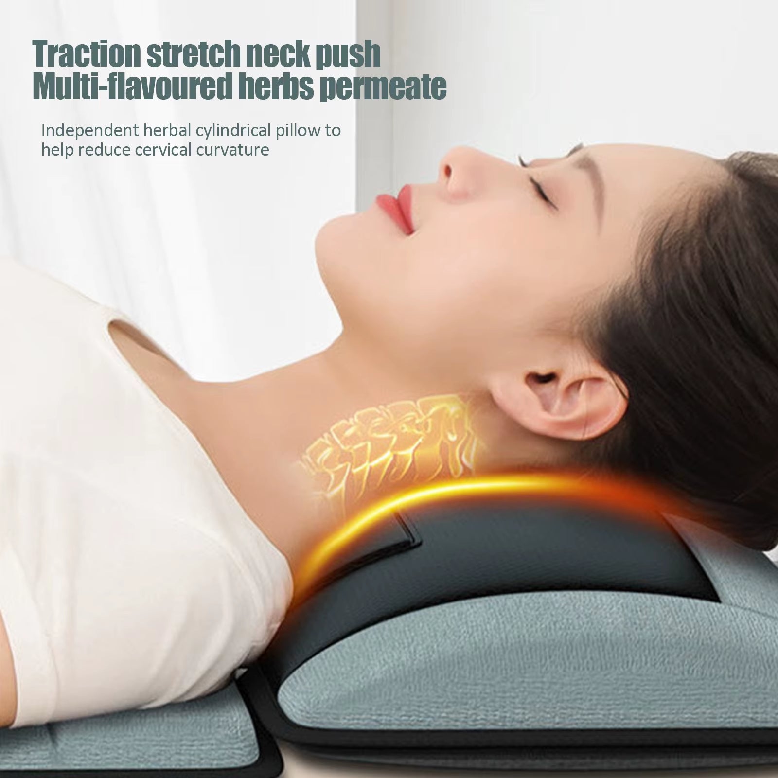 Electric Massage Mat Relief Massage Mat Bed Massager Heating Massage Pad Detachable & Simple Design for Back Neck Feet Comfort