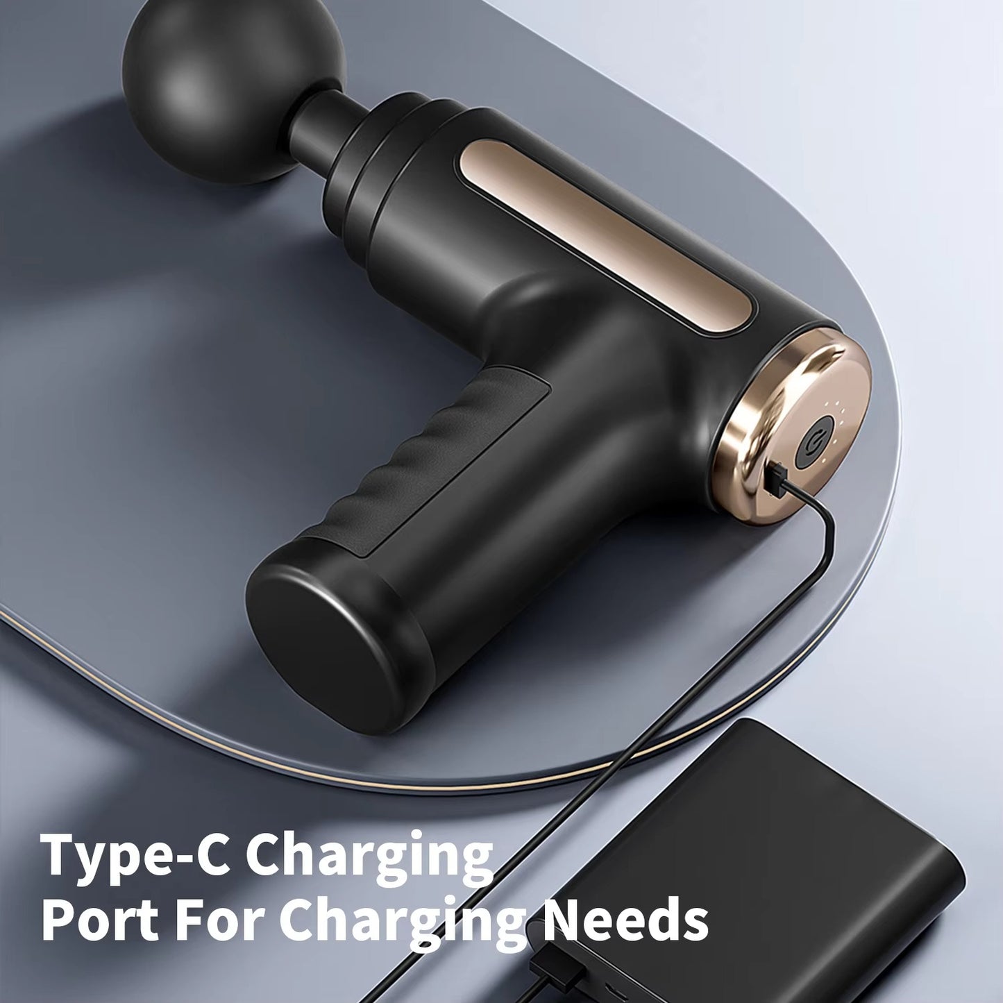 Portable Mini Charging Hand Electric Tiny Massage Gun Custom Logo Vibration Deep Tissue Muscle Machine Fascial Gun Relaxation