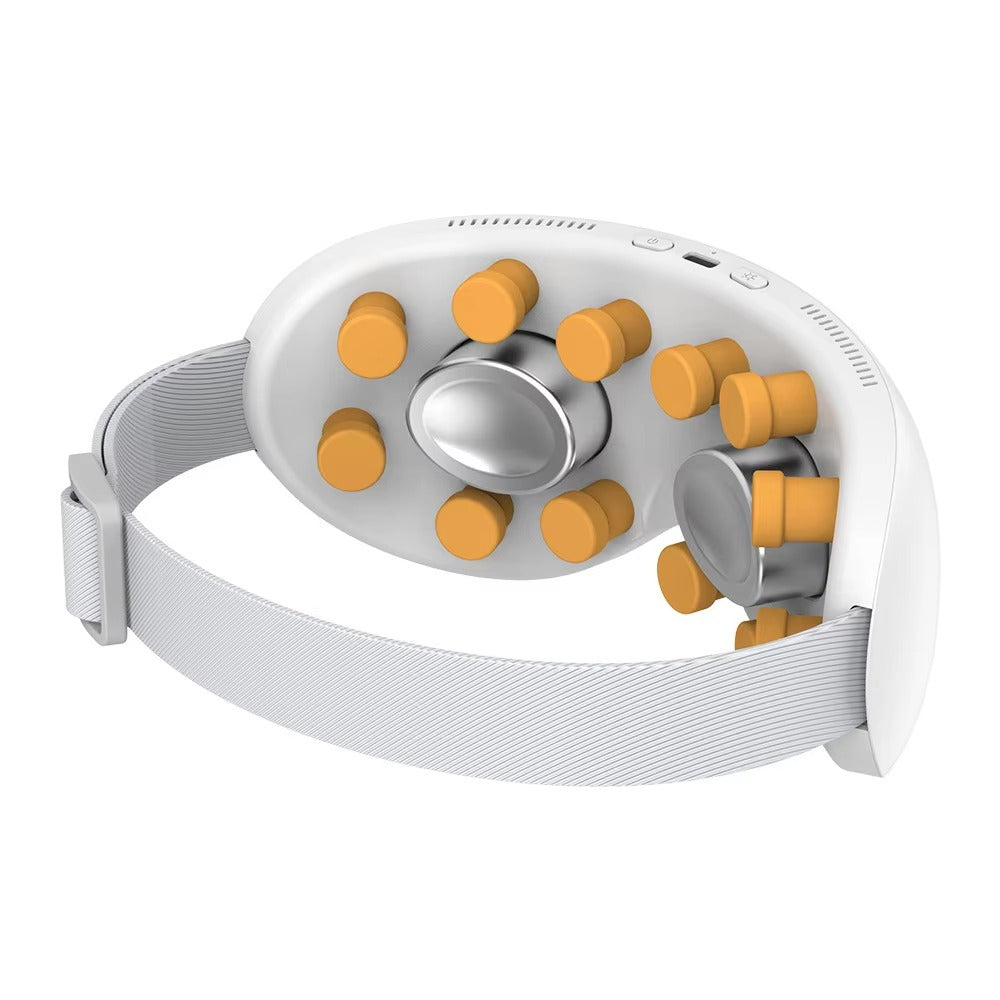 Portable Timed Control Eye Massager with Vibrating & Kneading Features for Dark Circles Relief