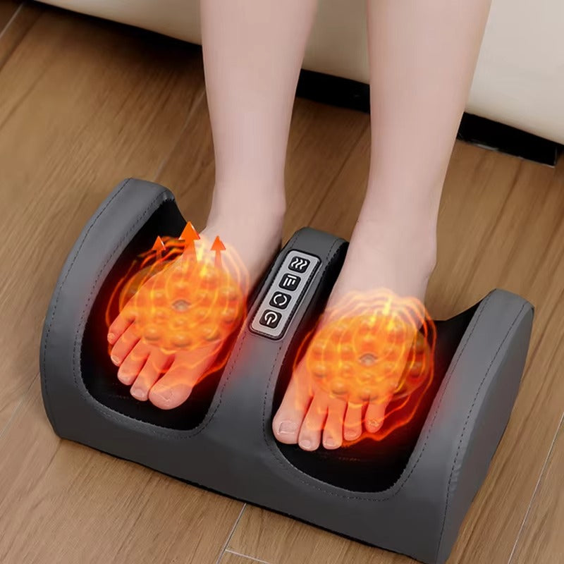 2025 Electric Infrared Shiatsu Chair Pad Full Body New Massage Bed with Roller Moves up with Foot Massager