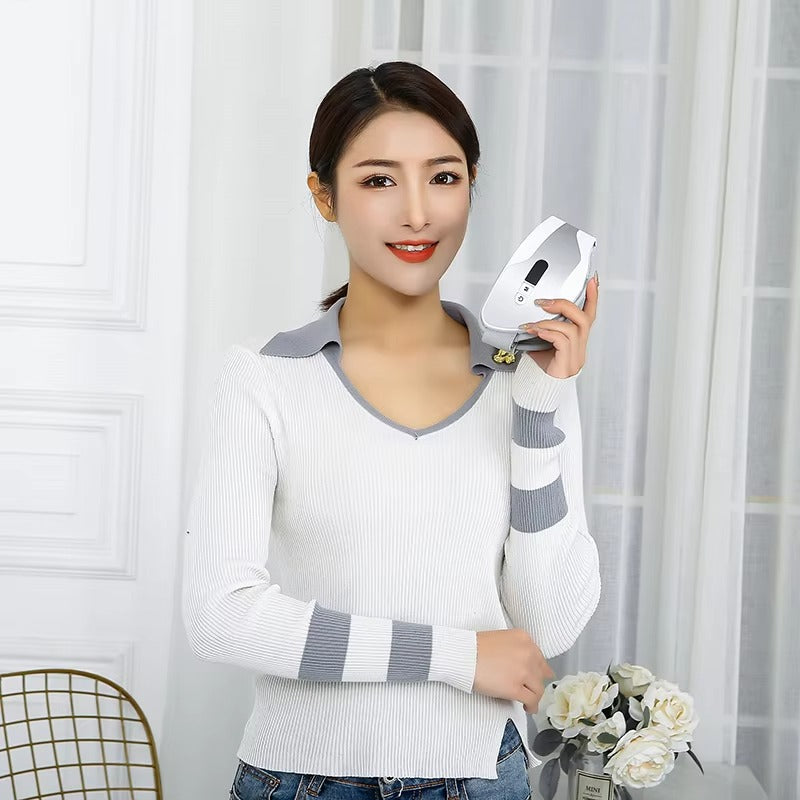 Portable Vibration Eyes Intelligent Massager Relieve Pressure Eye Massager Easy Control Machine White Comfortable Heat Massager
