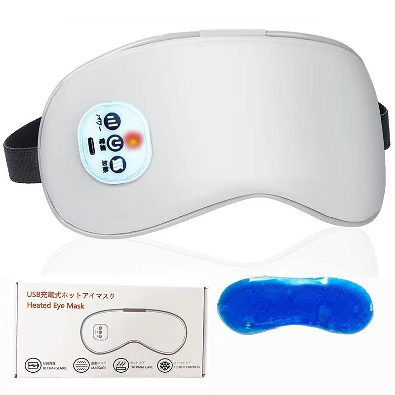 Eye Massager with Heat Vibration Air Pressure Massage Wireless Bluetooth Music Rechargeable Eye Therapy Massage for Relief