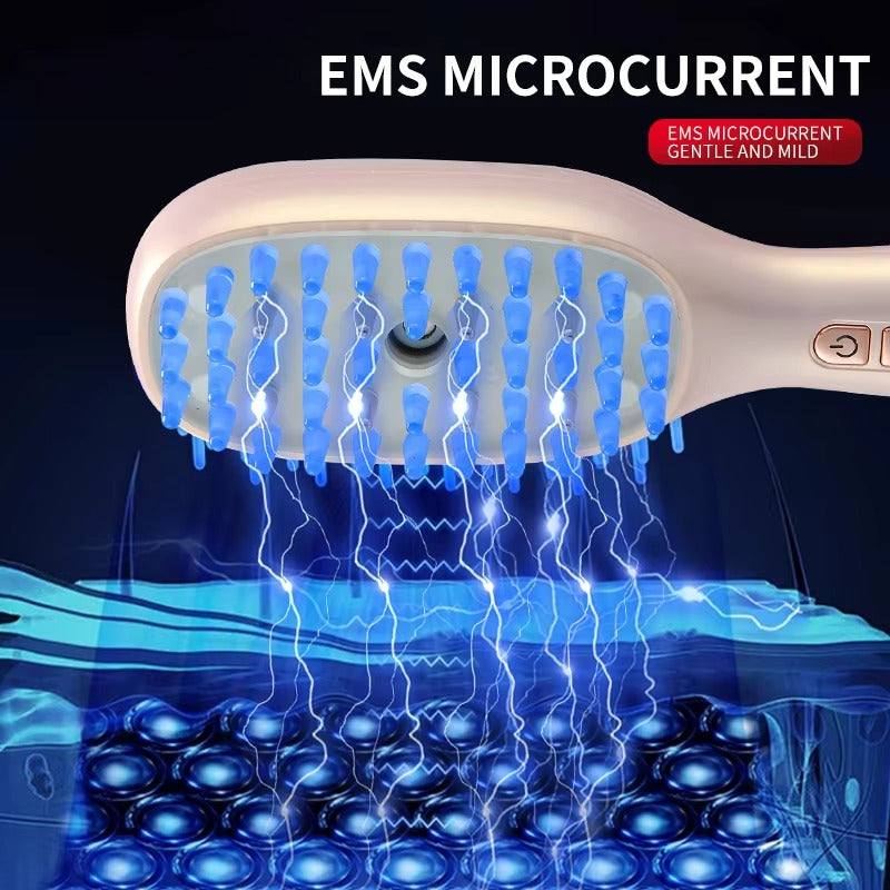 LED Light Therapy Hair Massager Comb Scalp Essence Application Brush for Hair Growth Head Massager