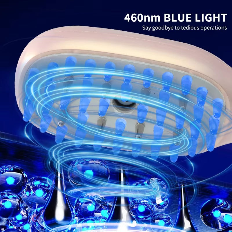 LED Light Therapy Hair Massager Comb Scalp Essence Application Brush for Hair Growth Head Massager