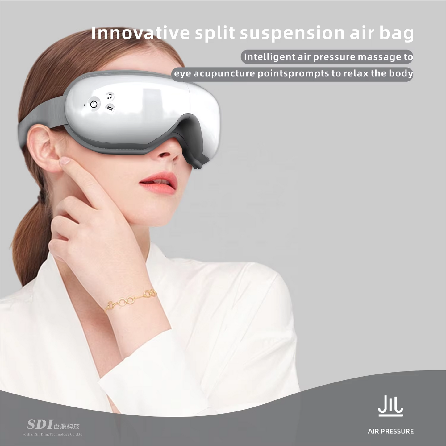 Hot Selling Smart Beauty Eye Massage Machine Heat Compress Vibrating Air Pressure 4 Modes Electric Eye Massager