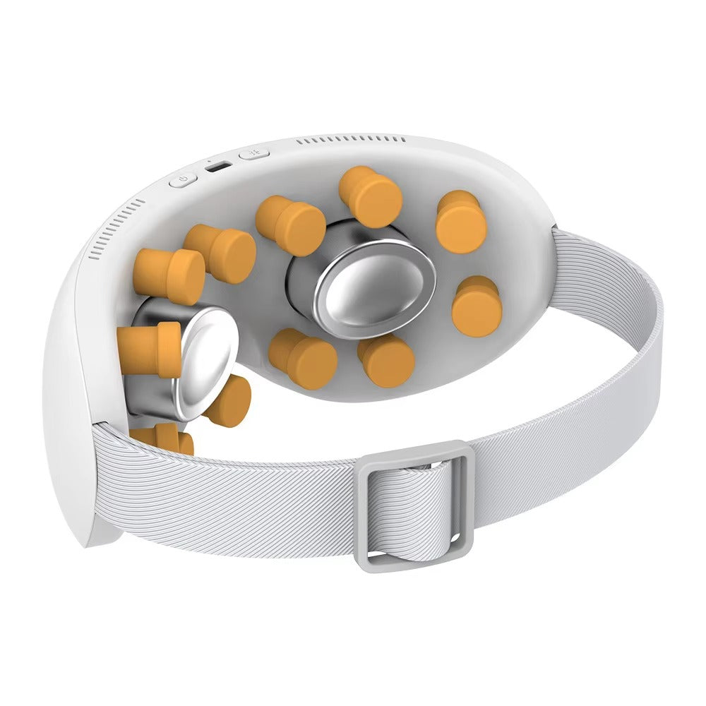 Portable Timed Control Eye Massager with Vibrating & Kneading Features for Dark Circles Relief