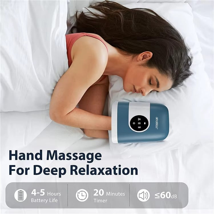 Wireless Hand Massager Machine With Heat Electric Hand Massager for Arthritis Air Compression Upgraded Palm and Hand Massager