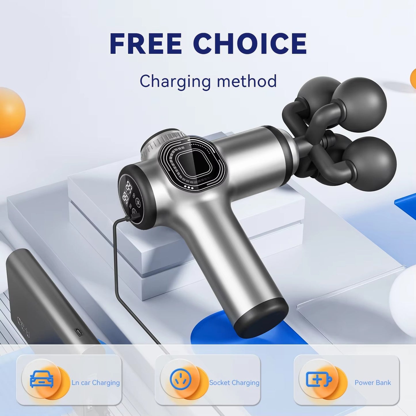 Sports Vibration Body Deep Tissue Booster 99 Speed Powerful Fascia Percussion Massager Muscle Massage Gun