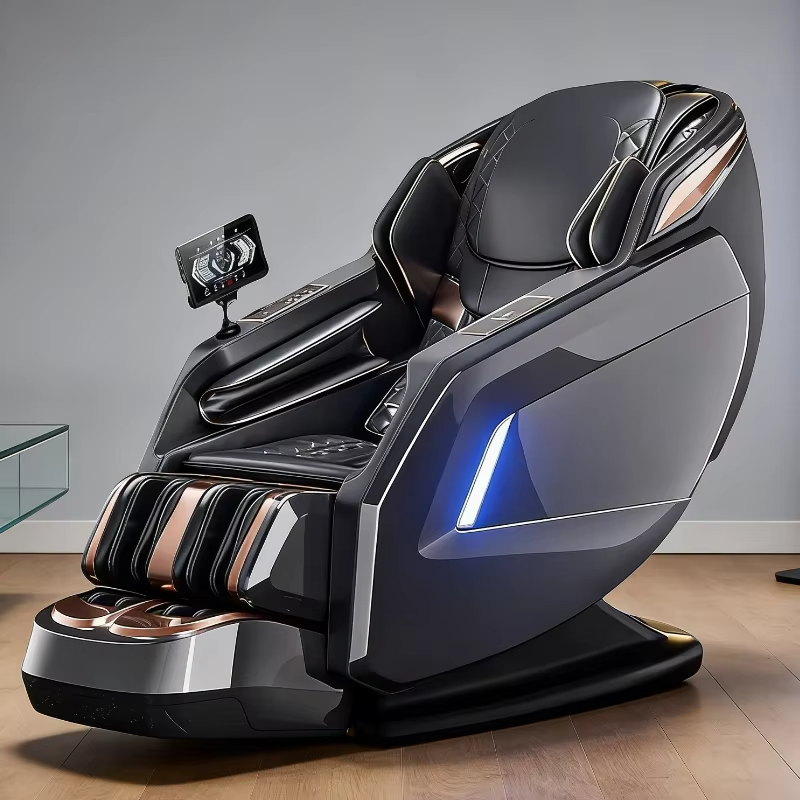 2025 Multi Function 3d Massage Chair SL Track Wireless Charging with Heating Full Body Massage Chair zero Gravity Massagesessel
