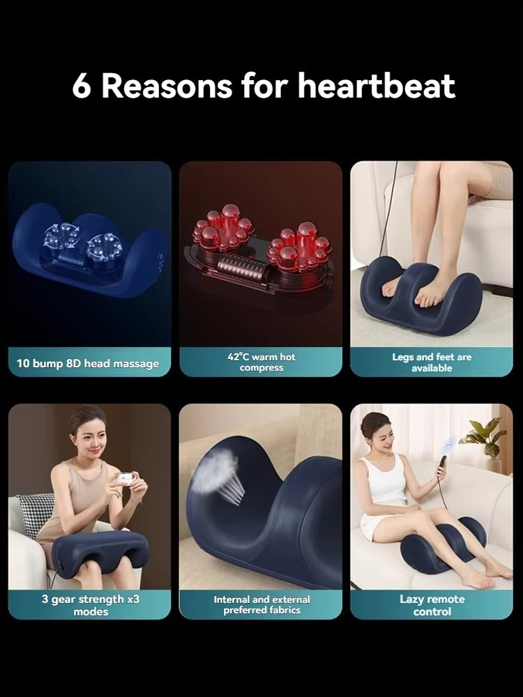 2025 Electric Foot Massager Infrared Physiotherapy Timing Control 2kg Weight Effectively Relaxes Leg/Calf Muscles Promotes Blood